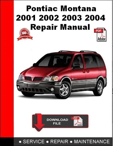 User manual Pontiac Montana (2001) (English 